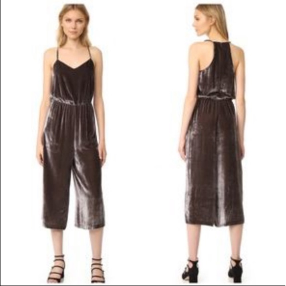 MADEWELL VELVET CAMI JUMPSUIT
